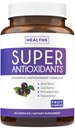 Super antioxidanten Supplement voor vrouwen en mannen - Hoge potentie Kruiden en fruit Blend met Acai, Goji, Granaatappel, Vlierbes & Resveratrol voor huidverzorging en Immuunondersteuning - Vegan & Non-GMO - 60 capsules