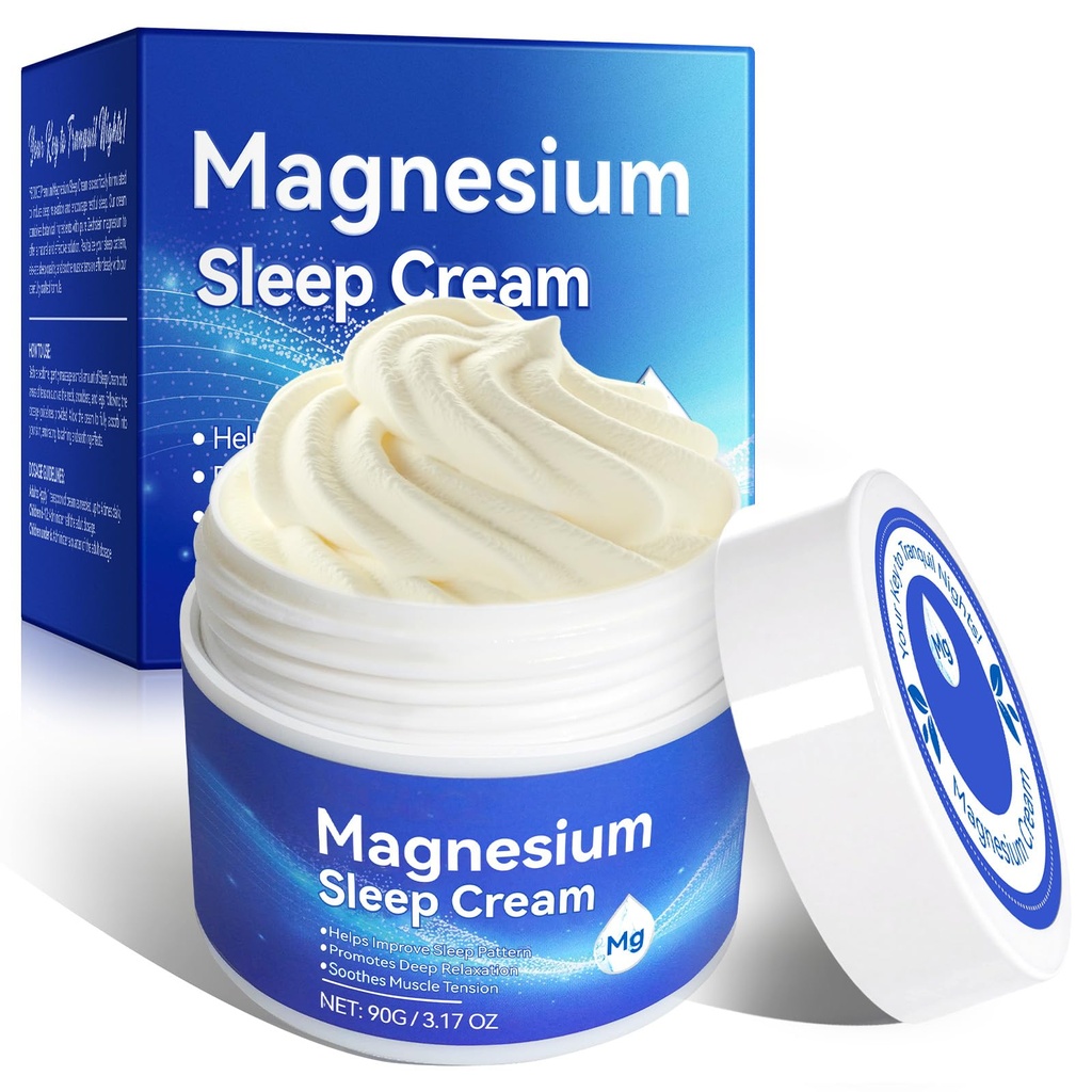 Magnesium Olie voor Voeten, Topical Magnesium Cream, Hoge Concentratie Echte Zechstein