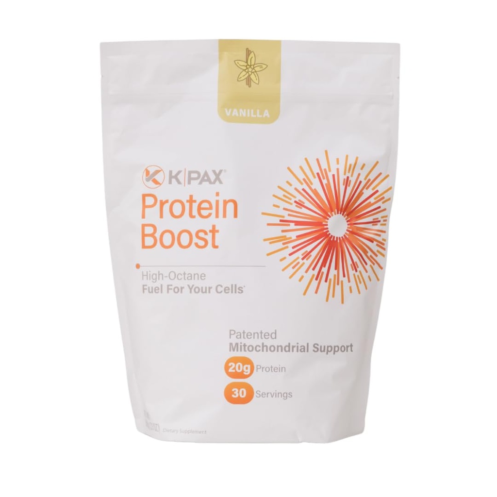 K* PAX KPAX Immune Protein Blend, Mitochondriale Ondersteuning Formule + Groene Superfood en Probiotica Vanille 2 - Pound