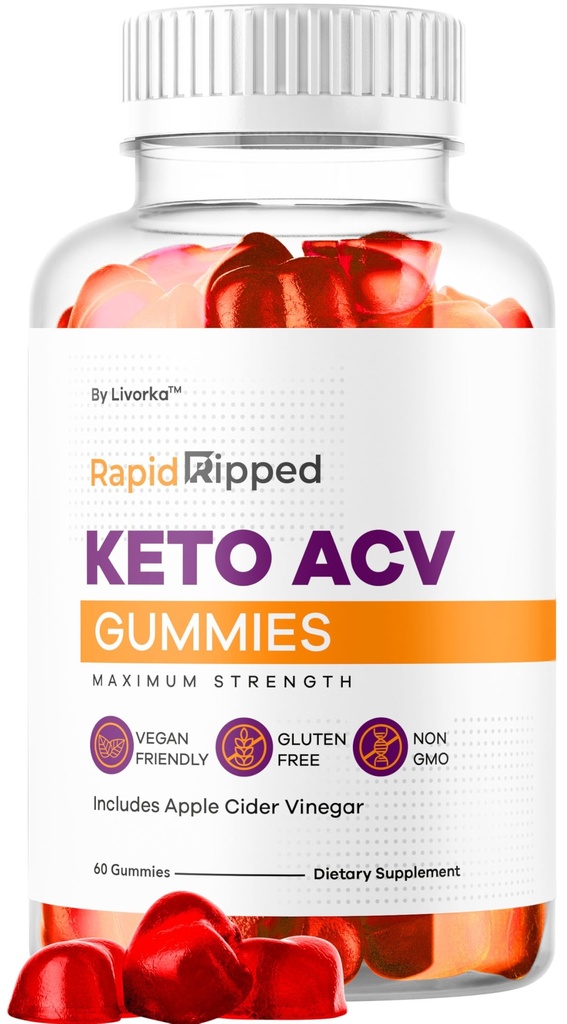 Snelle Ripped Keto ACV Gummies gewichtsverlies Ondersteuning, Sneller geripte Keto Plus Apple Cider Vinegar Gummy Geavanceerde Formule 1050MG, Alle natuurlijke Gomita's Reviews, 60 Gummies voor 1 maand