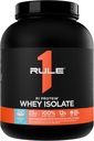 Regel 1 R1 Proteïne Wei Isolaat - Met 25g Proteïne & 6g BCAA Exclusief uit geïsoleerde en gehydrolyseerde bronnen voor workout herstel (5 pond*, verjaardagstaart)