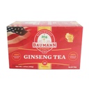 Baumann Premium American Ginseng Theezakjes (20 Theezakjes) - Authentieke Panax Wisconsin Gegroeide Panax Ginseng Kruidenthee - Gezonde Groene Thee met Antioxidant Ginsenosiden voor Enhanced Focus & Energy