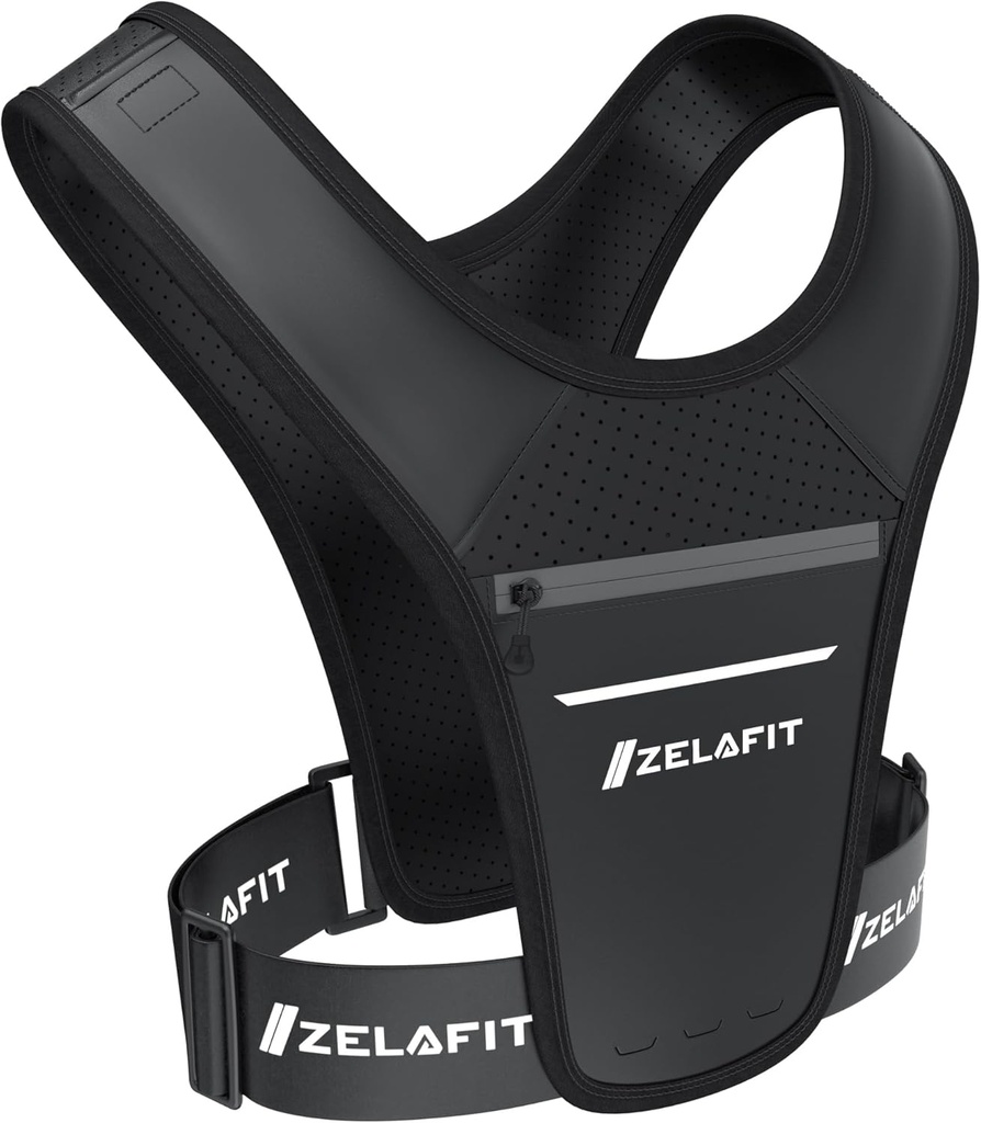 ZelaFitTM Running Vest voor vrouwen en mannen loopt telefoonhouder 
