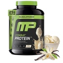 MusclePharm Combat Protein Powder, Vanille smaak, Brandstof Spieren voor productieve workouts, 5 eiwitbronnen waaronder Wei Protein Isolaat & Egg Albumine Glutenvrij, 4 lb, 52 Servers