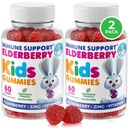 DR. MORITZ Vlierbessen Gummies voor kinderen en volwassenen (2 Pack) - Vlierbessen Vitamine C en zink voor kinderen Immune Support - Vegetarisch, Glutenvrij