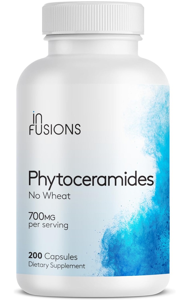 Fytoceramiden 200 Capsules Huidreparatie Verjonging Anti-Aging Ondersteuning Plant-afgeleide Ceramiden 700mg Glutenvrij Non-GMO