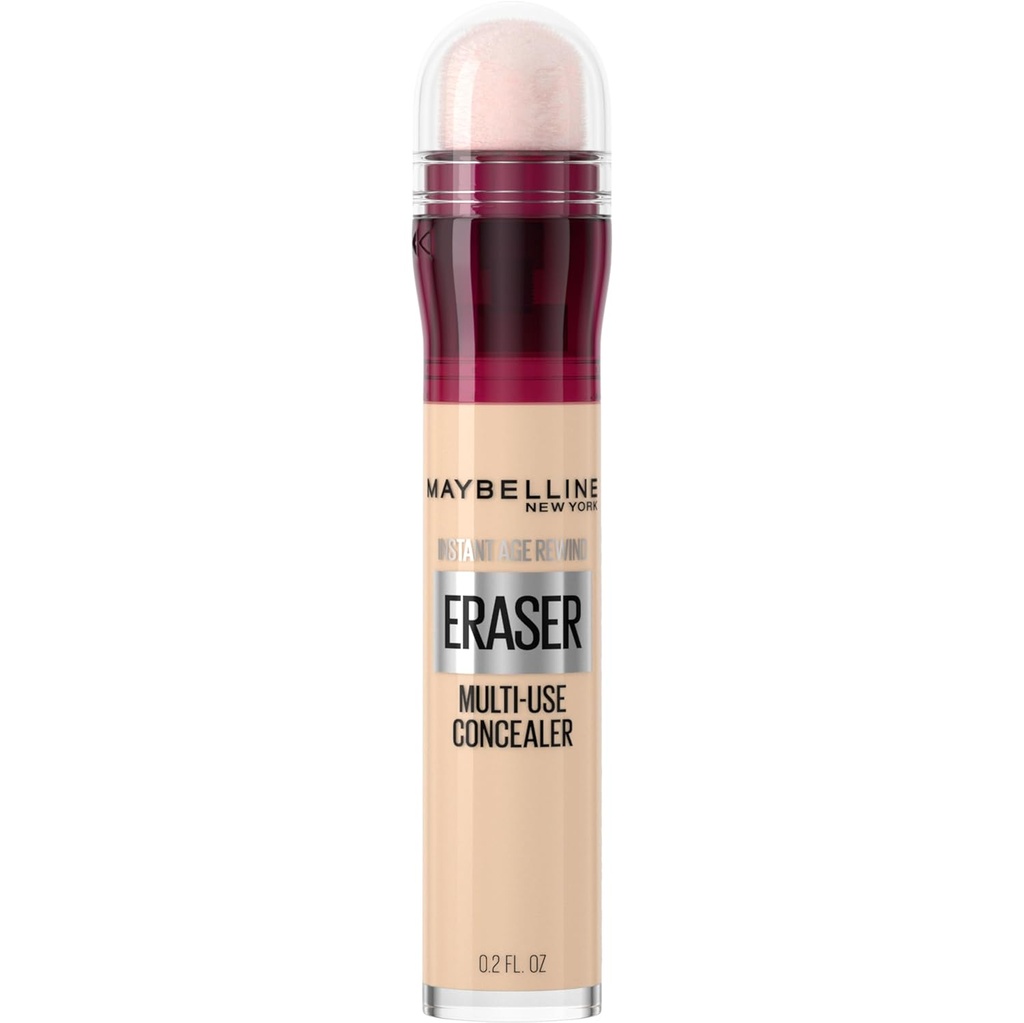 Maybelline Instant Age Rewind Wisser Dark Circles Treatment Multi-Use Concealer, 100, 1 Count (Verpakking mei Vary)