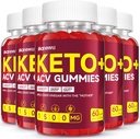 Keto ACV Gummies - 1500mg Apple Cider Vinegar met moeder - Vegan, Non-GMO,Organic Apple Cider Vinegar Gummies for Women Mannen, Detox & Cleanse, 5 Pack