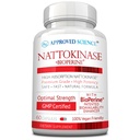 Goedgekeurde Science Nattokinase - 4.000 FU - 200 mg - vrij van vitamine K2 - bevat BioPerine - One Month Supply - Vegan, Non-GMO - 60 capsules