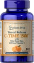 Puritan's Pride Vitamine C 1500 mg met Rose HIPS Caplets, 100 Tellen