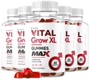(5 Pack) Vital Grow XL Man Gummies - Mannen prestaties Gummies 1050MG Vital GrowXL Blend, Vital Growth Gummy Geavanceerde Formule, 300 Gummies voor 5 maanden