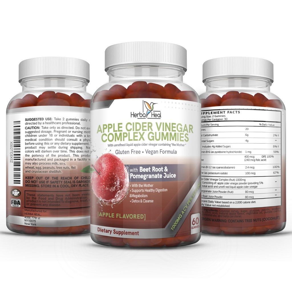Apple Cider Vinegar Gummies for Weight Loss Apple Cider Vinegar with Mother Keto ACV Gummies Belly Fat Burner for Women AC Keto Gummies Metabolism Booster