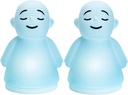 Set of 2 Mindfulness Meditation Anxiety & Stress Relief Tool, Relaxing Items for Adults Kids, Upgraded 2 in 1 Touch Breathing Night Light