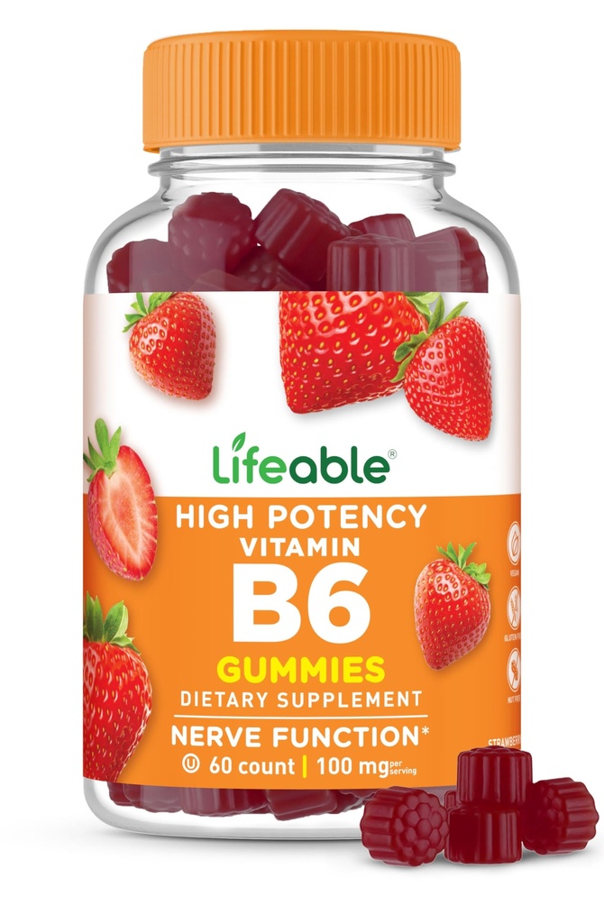 Levensvatbare vitamine B6 Gummies 