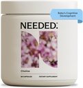 Behoefte. Prenatale Choline voor cognitieve ontwikkeling - Choline supplement Aids Baby Brain Development - Ondersteunt gezonde zwangerschap en metabolisme - derde partij getest - 60 capsules