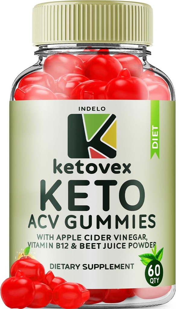 Ketovex Keto BHB Gummies Advanced Formula, Ketovex BHB ACV Weight Management Gummies Reviews, Keto+ACV B12 (60 Gummies)