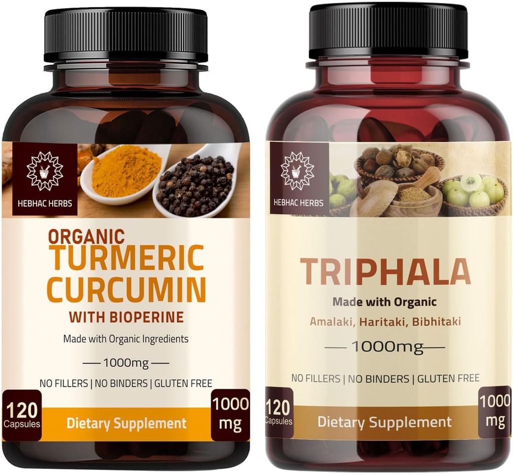 Kurkuma capsules & Triphala capsules