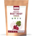 Biologische bietenwortelpoeder, non-GMO, glutenvrij, veganistische superfood, stikstofoxide-booster, verhoging van uithoudingsvermogen en verbetering van de prestaties van oefeningen (16 oz.)