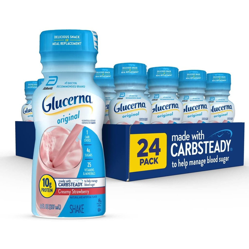 Zorg ervoor dat Plus Voedingsshake 24 Pack & Glucerna Diabetische Voedingsshake 24 Tel.