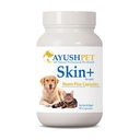 Ayush Pet Neem Plus - Neem Supplement voor honden, huid en jas Ondersteuning voor huisdieren met jeukende huid, Herbal Capsules met Triphala en Neem voor Gut en Immune Health - 90 capsules