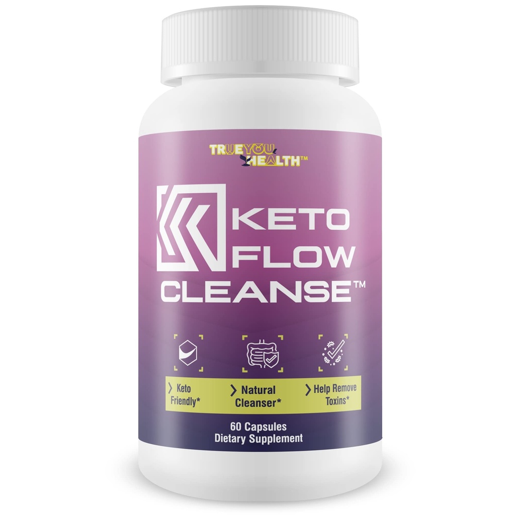 Keto Flow Cleanse - Natural Cleanse Aid - Support Waste & Toxin Eliminatie - Acai Cleanser Keto Pillen met Probiotica - Keto Detox Colon Cleanser ter ondersteuning van energie, Ketosis, & Digestieve Gezondheid