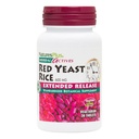 Natures Plus Herbal Actives Red Gist Rice, Extended Release - 600mg, 30 Vegan tabletten - Kruidensupplement - Vegetarisch, Glutenvrij - 30 porties