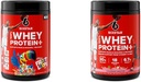 Six Star Whey Protein Powder Froot Loops Flavor & Strawberry Smoothie 