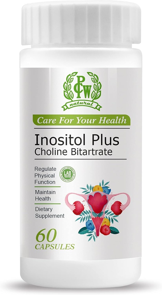 PCW Inositol Plus Choline Bitrate Capsule, 60 Tellen