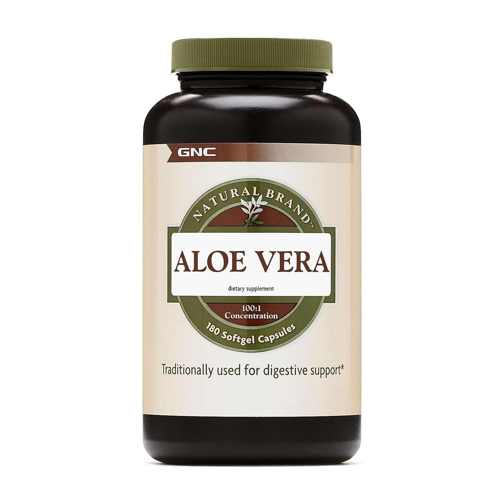 GNC Natural Brand Aloë Vera SoftGel Capsules