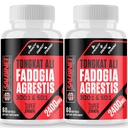 2400mg Fadogia Agrestis Tongkat Ali Supplementen - Derde Getest - 1400mg Fadogia Agrestis & 1000mg Tongkat Ali, maximale sterkte, spiermassa en atletische prestaties, 2 verpakkingen