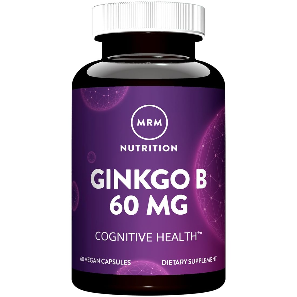 MRM Ginkgo B, 60 mg, 60 Vegetarische Capsules
