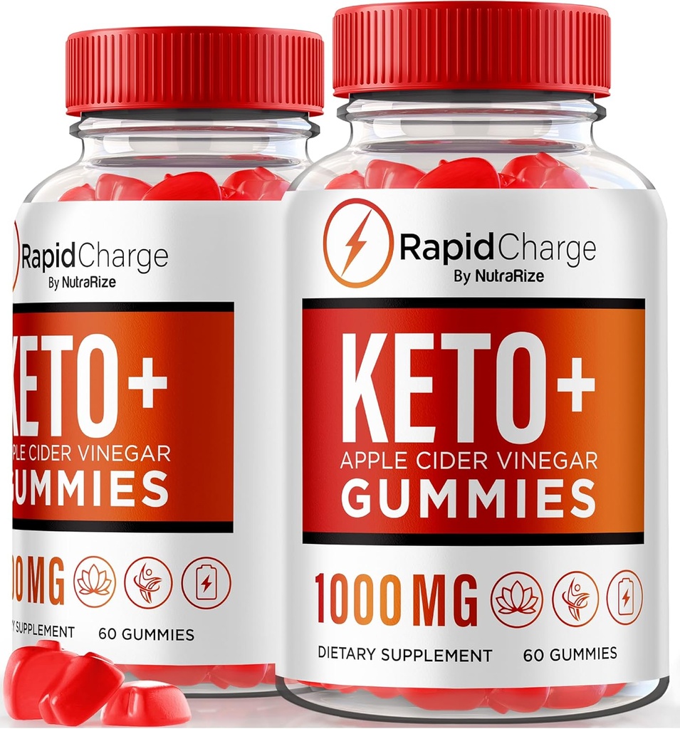 NutraRize (pakket van 2 snelle lading Keto + ACV Gummies ter ondersteuning van de algemene gezondheid, alle natuurlijke Apple Cider Vinegar, Keto Plus ACV Gummy Formula, Gomitas Review (120 Gummies)