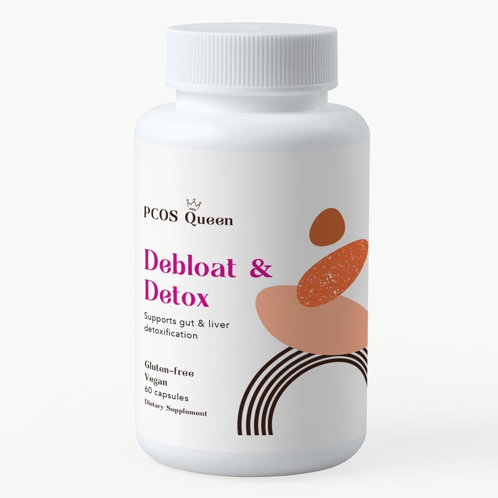 Debloat & Detox - Gut & Liver Supplement for Women with Milk Thistle & Dandelion - Vegan Formula to Support Liver Detoxification, Digestie, Bloating - 1 Bottle