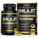 Shilajit Capsules met 85+ Trace Minerals (75 Day Supply, 1000mg Extract per Serving) Himalaya Shilajit voor mannen en vrouwen met fulvinezuur - derde partij getest supplement, niet GGO, Vegan & USA Made