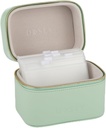 SAGE Dosy Travel Pill Case & Easy-Slide Pouches - Vegan Leather Daily Pill Organizer met 7 luchtdichte zakken voor medische opslag en bescherming - Stijlvolle medicatie Organisator