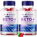 rize labs - Bio Science Keto Plus Gummies voor gewichtsverlies, extra sterkte, geavanceerde formule Inclusief Apple Cider Vinegar Gummies (120 Gummies) (pakket van 2)