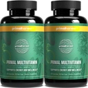 Primaire oogst Primal Multivitamine - Dagelijkse Multi-Vitamine Supplement met 21 essentiële vitamines en mineralen voor vrouwen en mannen (2 Pack (30 Tel))