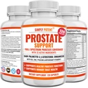 Prostaatsupplementen voor mannen (120 capsules), Saw Palmetto Prostate Health Support - 33 vitamines en kruiden - Beta Sitosterol Plus B6, Selenium en zink voor gezonde urinefrequentie en goede slaap