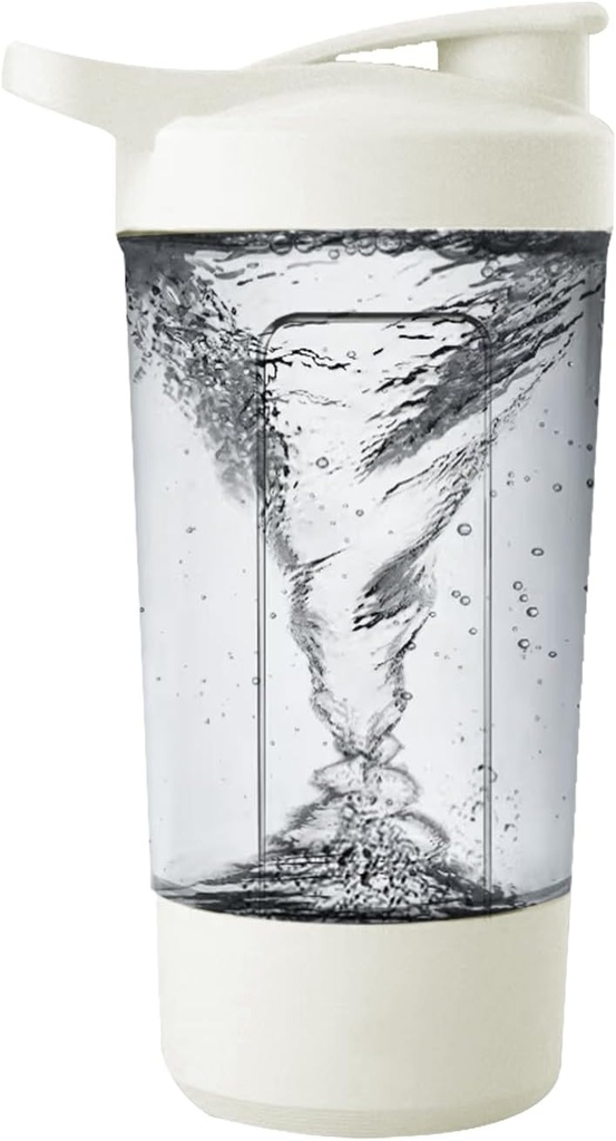 HOTSVEN Premium elektrische Protein Shaker Fles, gemaakt met Tritan - BPA Gratis - 14 oz Vortex Portable Mixer Cup/USB Oplaadbare Shaker Cups voor Proteïne Shakes