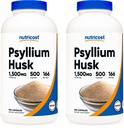Nutricost Psyllium Husk 1500mg; 500 Capsules (2 flessen)