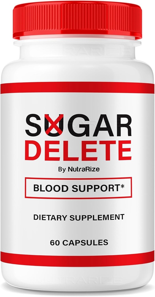 NutraRize Sugar Delete Capsules, Official Support Formula voor de algehele gezondheid, Sugar Delete Pillen te handhaven gezonde stabiele niveaus, Premium SugarDelete Pastillas Review (60 capsules)