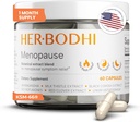 Meno- Menopauze Hormonale Balance voor Vrouwen, Estrogen Soy Isoflavonen Menopauze Supplement voor Vrouwen, Heilige Basil, Ashwagandha, Black Cohosh Hot Flashes Menopauze Relief (60 Capsules)