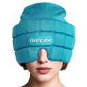 Migraine & Hoofdpijn Relief Ice Cap, 2 uur lang langdurige koude therapie Draagbare & wasbare vorm passend Ice Hat voor Sinus & Stress Relief, Puffy Eyes, Ernstige Migraines, Chemo