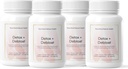 Gevoede natuurlijke detox + debloat - melkdistel en paardenbloem wortel Vegan Supplement voor vrouwen - opgeblazen verlichting en spijsvertering ondersteuning - 240 capsules