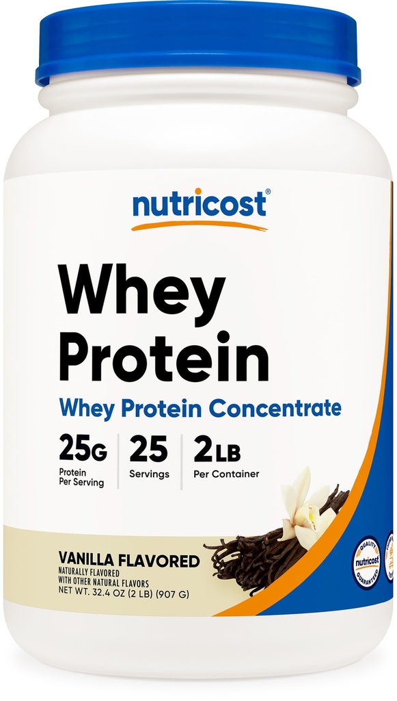 Nutricost Wei eiwitconcentraat (Vanilla) 2LBS