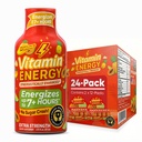 Vitamine Energie Focus+ Extra sterkte Energie Shot Tropische Infusie 24 Pack, 260mg Natuurlijke Cafeïne, B-Vitaminen, CoQ10, Aminozuren, Focus, Productiviteit & Duidelijkheid, Zero Sugar, Gluten-Free, 1,93 fl oz