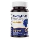 OxyEnergy Methylvitamine B12 5000mcg, Extra sterkte Methylcobalamine B-12 Supplementen met Folaat, Ondersteuning Zenuwen, Energie Metabolisme & Cognitive,60 Capsules