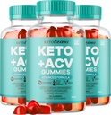 (3 Pack) Keto ACV Gummies, Ketolicious Gummys Advanced Formula 1050MG, All Natural Premium Plus Apple Cider Vinegar Gummy Maximale sterkte Gomitas Reviews, 180 Gummies voor 3 maanden