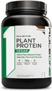 Rule 1 R1 Plant Protein, Chocolate Fudge - 1.28 lbs Powder - 20g Vegan Protein + Naturally Occurring Amino Acids - 20 Servings