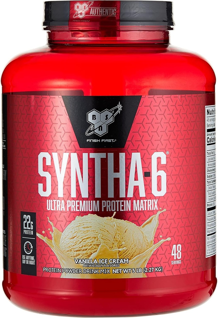 BSN SYNTHA-6 Proteïnepoeder, Vanilleijs, 80 Ounce